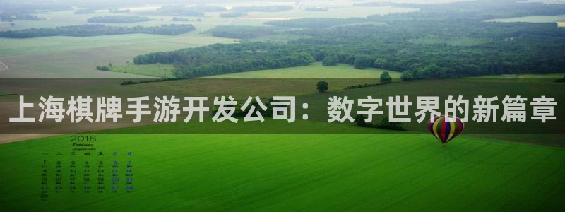 摩根娱乐挂机项目：上海棋牌手游开发公司：数字世界的新篇章