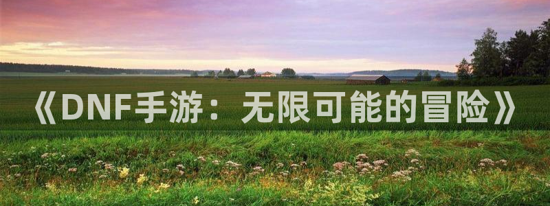 摩根娱乐官网入口下载：《DNF手游：无限可能的冒险》