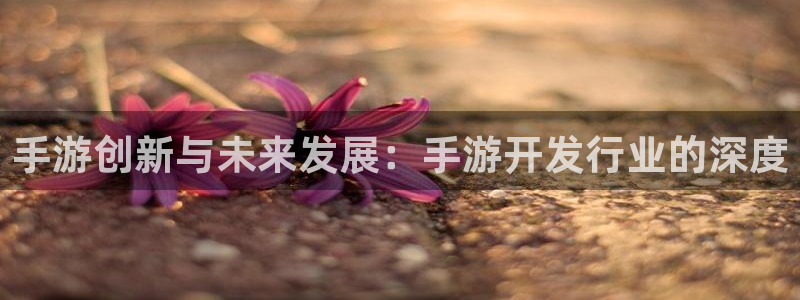 摩根娱乐娱乐官网入口网址：手游创新与未来发展：手游开发行业的