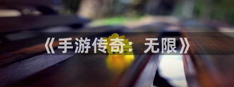 摩根娱乐是什么：《手游传奇：无限》